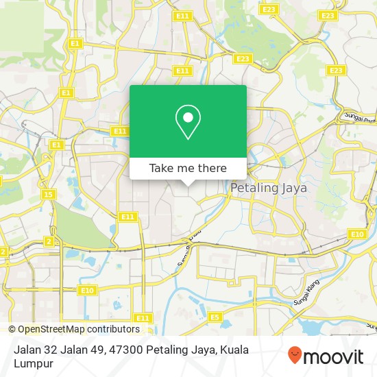 Jalan 32 Jalan 49, 47300 Petaling Jaya map