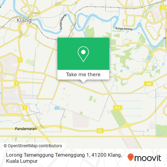 Lorong Temenggung Temenggung 1, 41200 Klang map