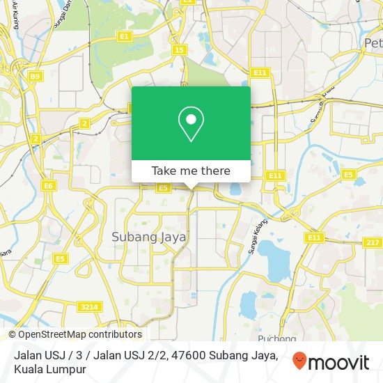 Jalan USJ / 3 / Jalan USJ 2 / 2, 47600 Subang Jaya map