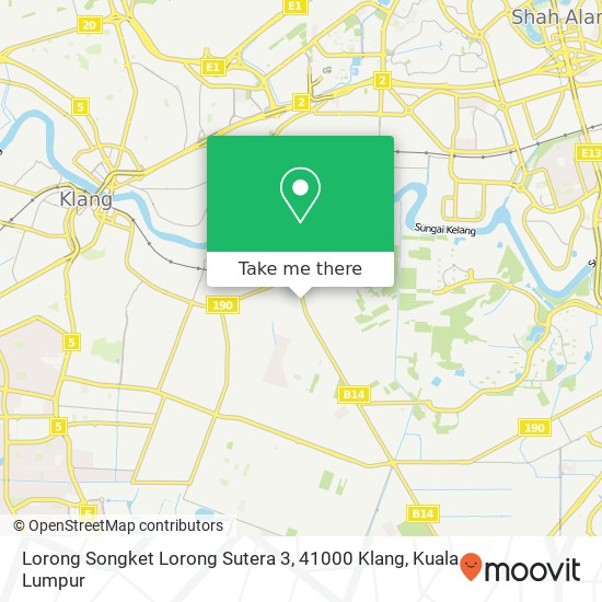 Lorong Songket Lorong Sutera 3, 41000 Klang map