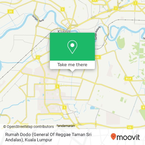 Rumah Dodo (General Of Reggae Taman Sri Andalas) map
