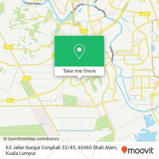 Peta 63 Jalan Sungai Congkak 32 / 45, 40460 Shah Alam