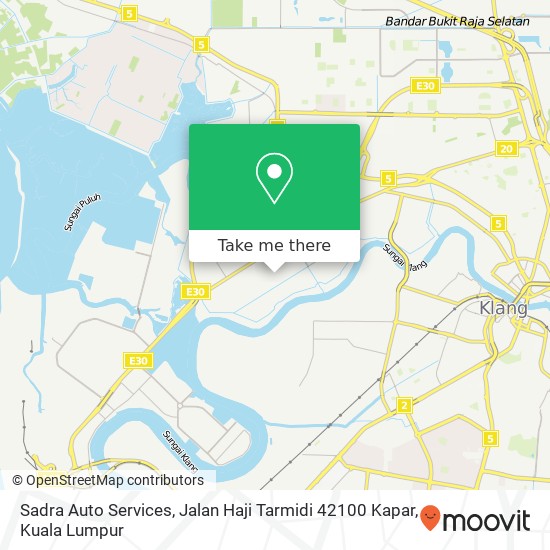 Sadra Auto Services, Jalan Haji Tarmidi 42100 Kapar map