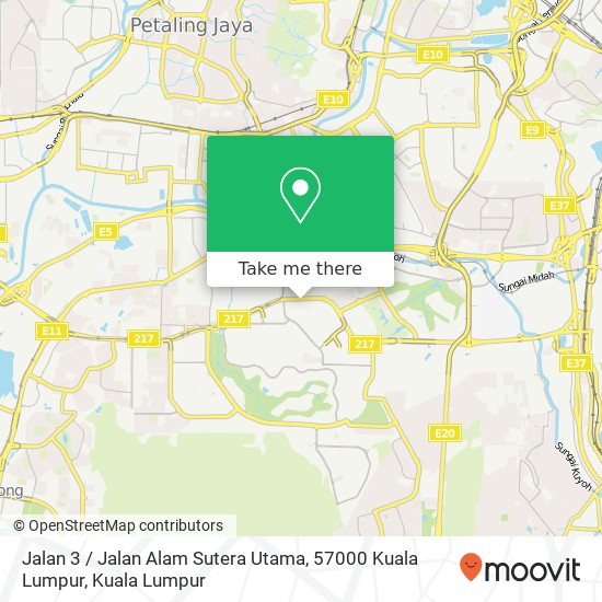 Jalan 3 / Jalan Alam Sutera Utama, 57000 Kuala Lumpur map
