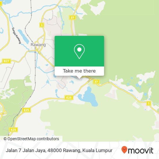 Peta Jalan 7 Jalan Jaya, 48000 Rawang