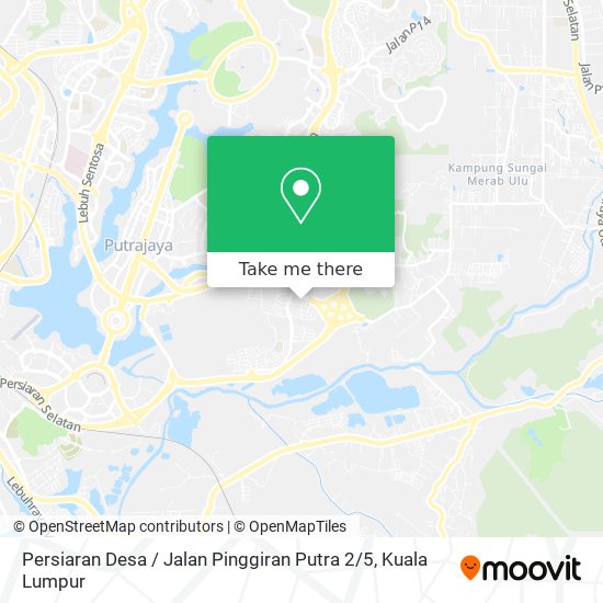 Peta Persiaran Desa / Jalan Pinggiran Putra 2 / 5