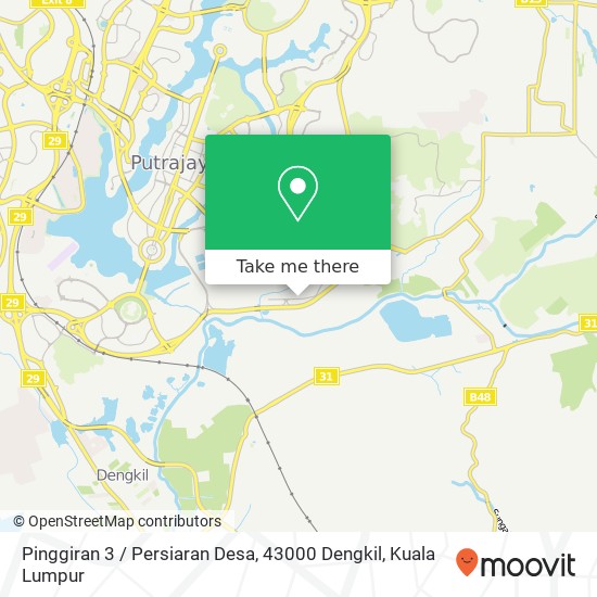 Pinggiran 3 / Persiaran Desa, 43000 Dengkil map