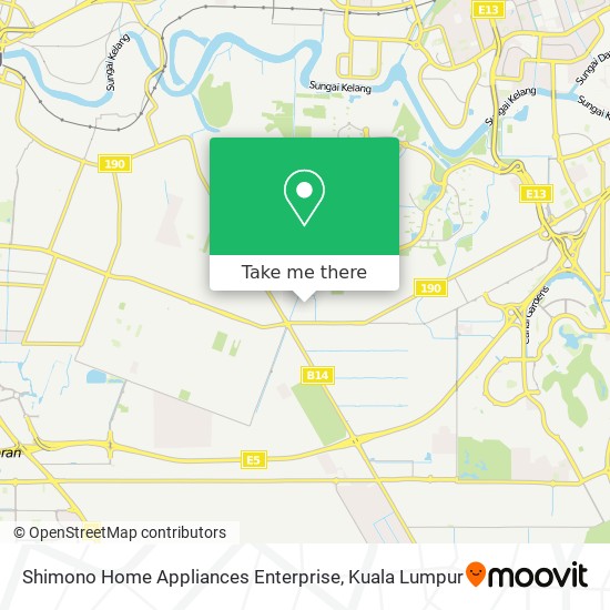 Shimono Home Appliances Enterprise map