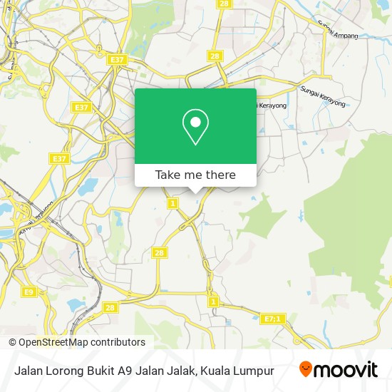 Jalan Lorong Bukit A9 Jalan Jalak map