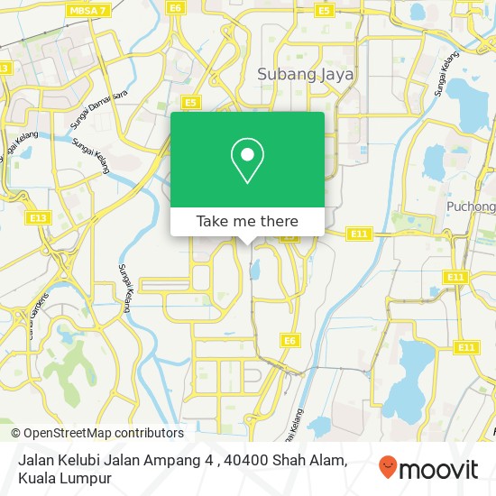 Peta Jalan Kelubi Jalan Ampang 4 , 40400 Shah Alam