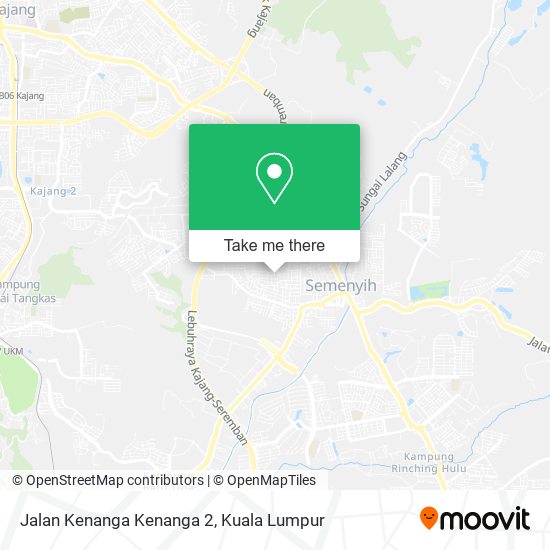 Peta Jalan Kenanga Kenanga 2