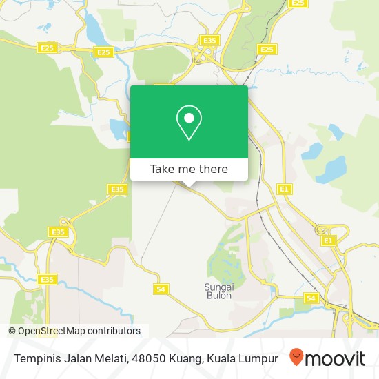 Tempinis Jalan Melati, 48050 Kuang map