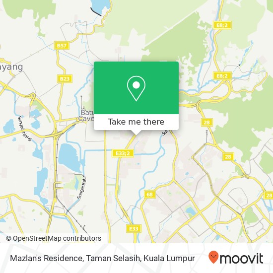 Mazlan's Residence, Taman Selasih map