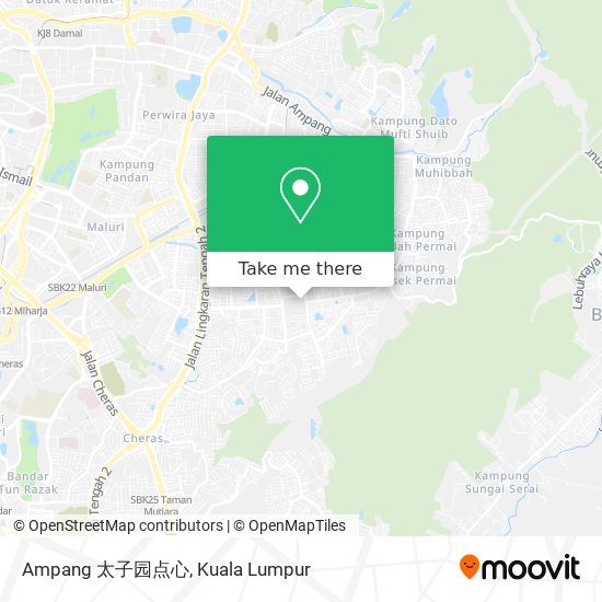Ampang 太子园点心 map