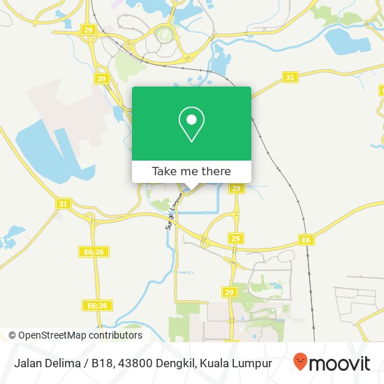 Peta Jalan Delima / B18, 43800 Dengkil
