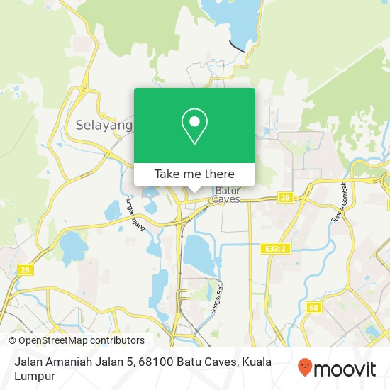 Jalan Amaniah Jalan 5, 68100 Batu Caves map