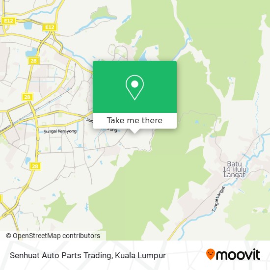 Senhuat Auto Parts Trading map