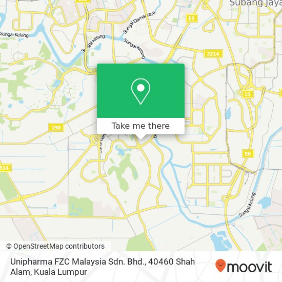 Unipharma FZC Malaysia Sdn. Bhd., 40460 Shah Alam map
