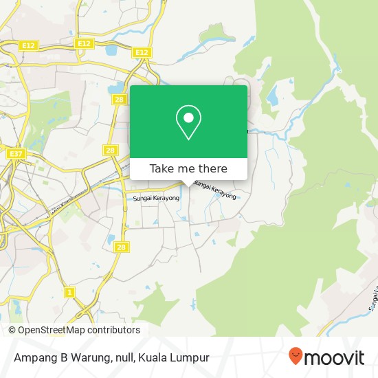 Ampang B Warung, null map