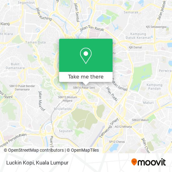 Luckin Kopi map