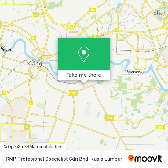 Peta RNP Profesional Specialist Sdn Bhd