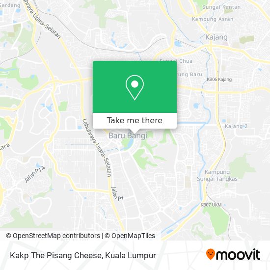 Peta Kakp The Pisang Cheese