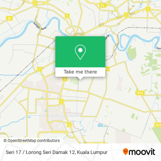 Seri 17 / Lorong Seri Damak 12 map