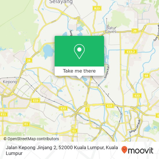 Jalan Kepong Jinjang 2, 52000 Kuala Lumpur map