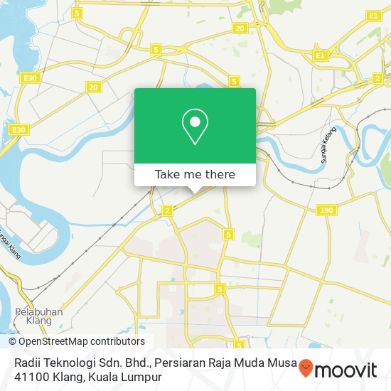 Peta Radii Teknologi Sdn. Bhd., Persiaran Raja Muda Musa 41100 Klang