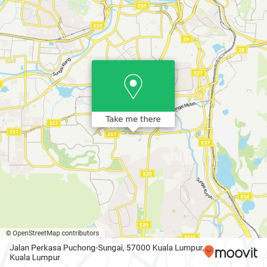 Peta Jalan Perkasa Puchong-Sungai, 57000 Kuala Lumpur