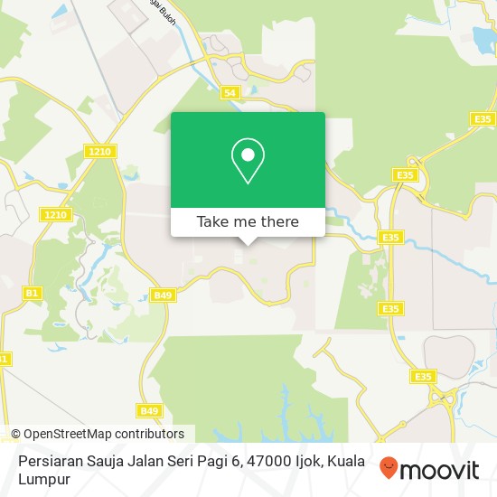 Persiaran Sauja Jalan Seri Pagi 6, 47000 Ijok map