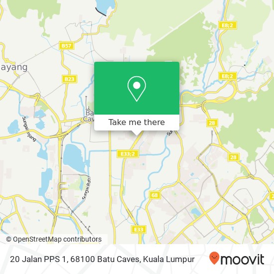 20 Jalan PPS 1, 68100 Batu Caves map