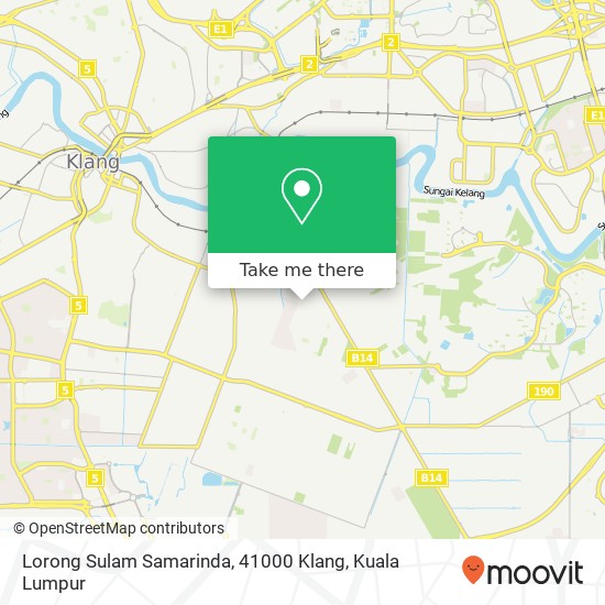 Peta Lorong Sulam Samarinda, 41000 Klang