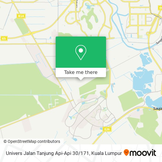Peta Univers Jalan Tanjung Api-Api 30 / 171