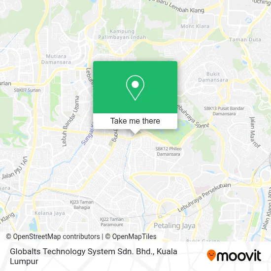 Globalts Technology System Sdn. Bhd. map