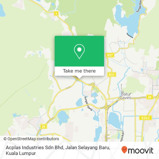 Acplas Industries Sdn Bhd, Jalan Selayang Baru map