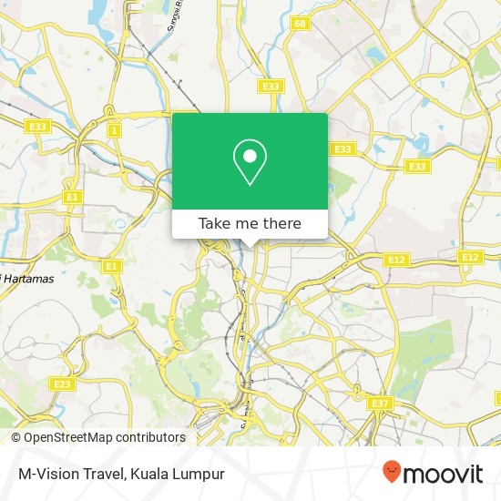 M-Vision Travel map