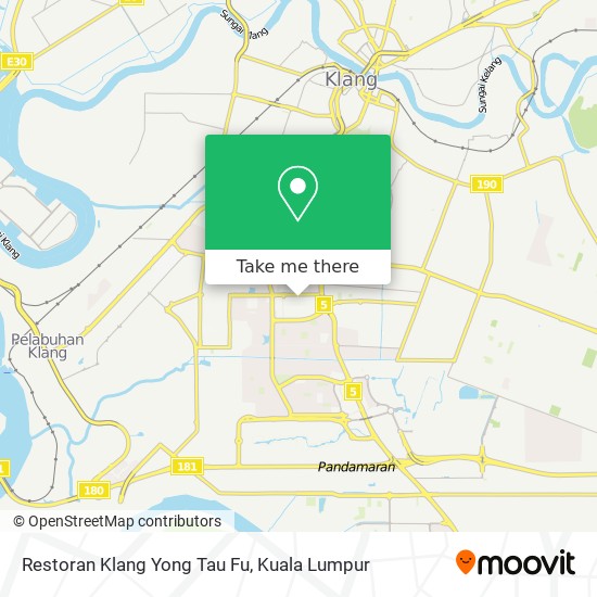 Restoran Klang Yong Tau Fu map