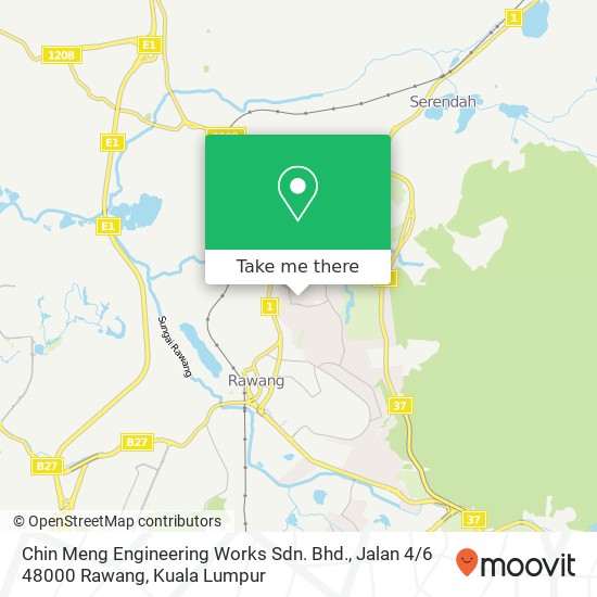 Chin Meng Engineering Works Sdn. Bhd., Jalan 4 / 6 48000 Rawang map