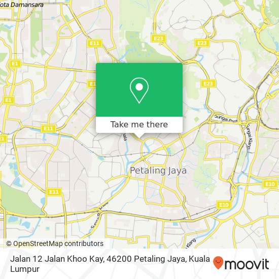 Jalan 12 Jalan Khoo Kay, 46200 Petaling Jaya map