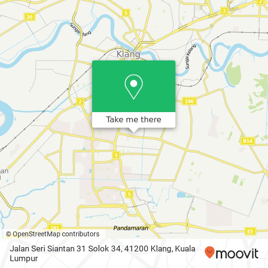 Jalan Seri Siantan 31 Solok 34, 41200 Klang map