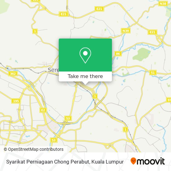 Syarikat Perniagaan Chong Perabut map