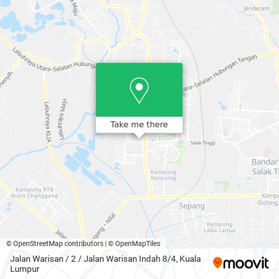 Jalan Warisan / 2 / Jalan Warisan Indah 8 / 4 map