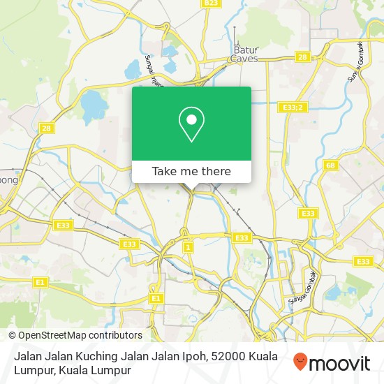 Jalan Jalan Kuching Jalan Jalan Ipoh, 52000 Kuala Lumpur map