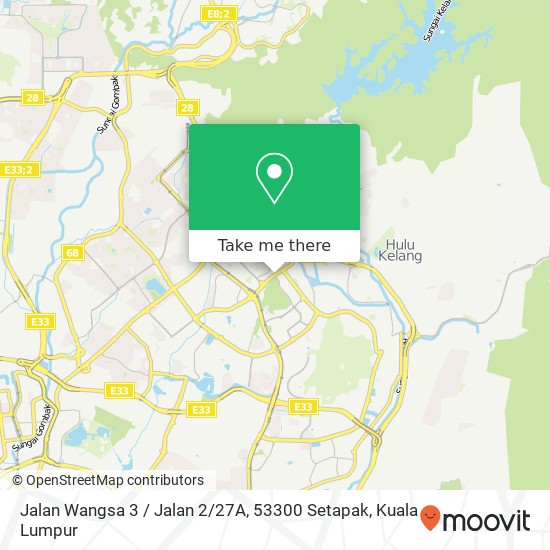 Jalan Wangsa 3 / Jalan 2 / 27A, 53300 Setapak map