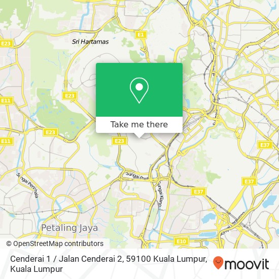 Cenderai 1 / Jalan Cenderai 2, 59100 Kuala Lumpur map