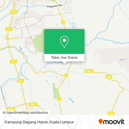Peta Kampung Dagang Harun