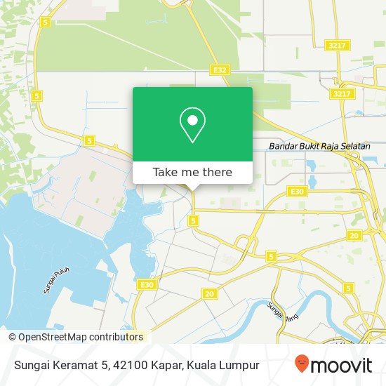 Sungai Keramat 5, 42100 Kapar map