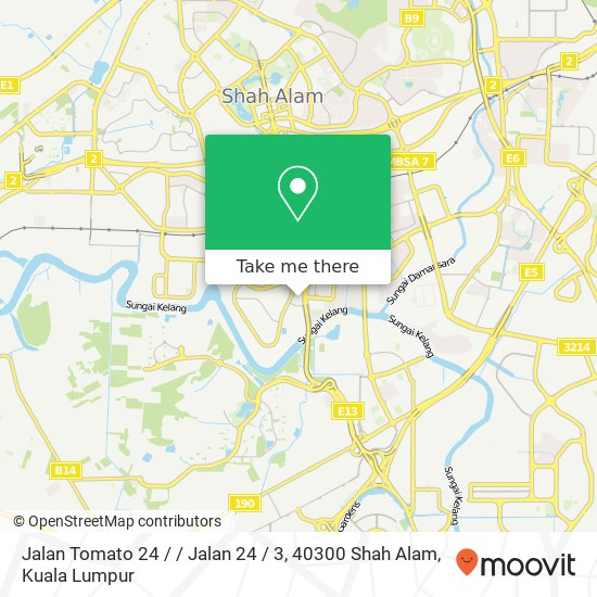 Jalan Tomato 24 / / Jalan 24 / 3, 40300 Shah Alam map