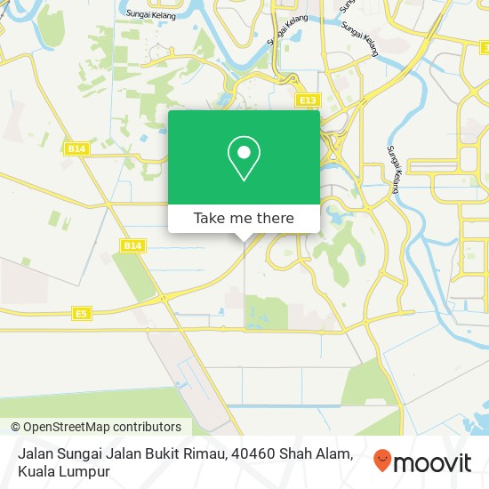 Jalan Sungai Jalan Bukit Rimau, 40460 Shah Alam map